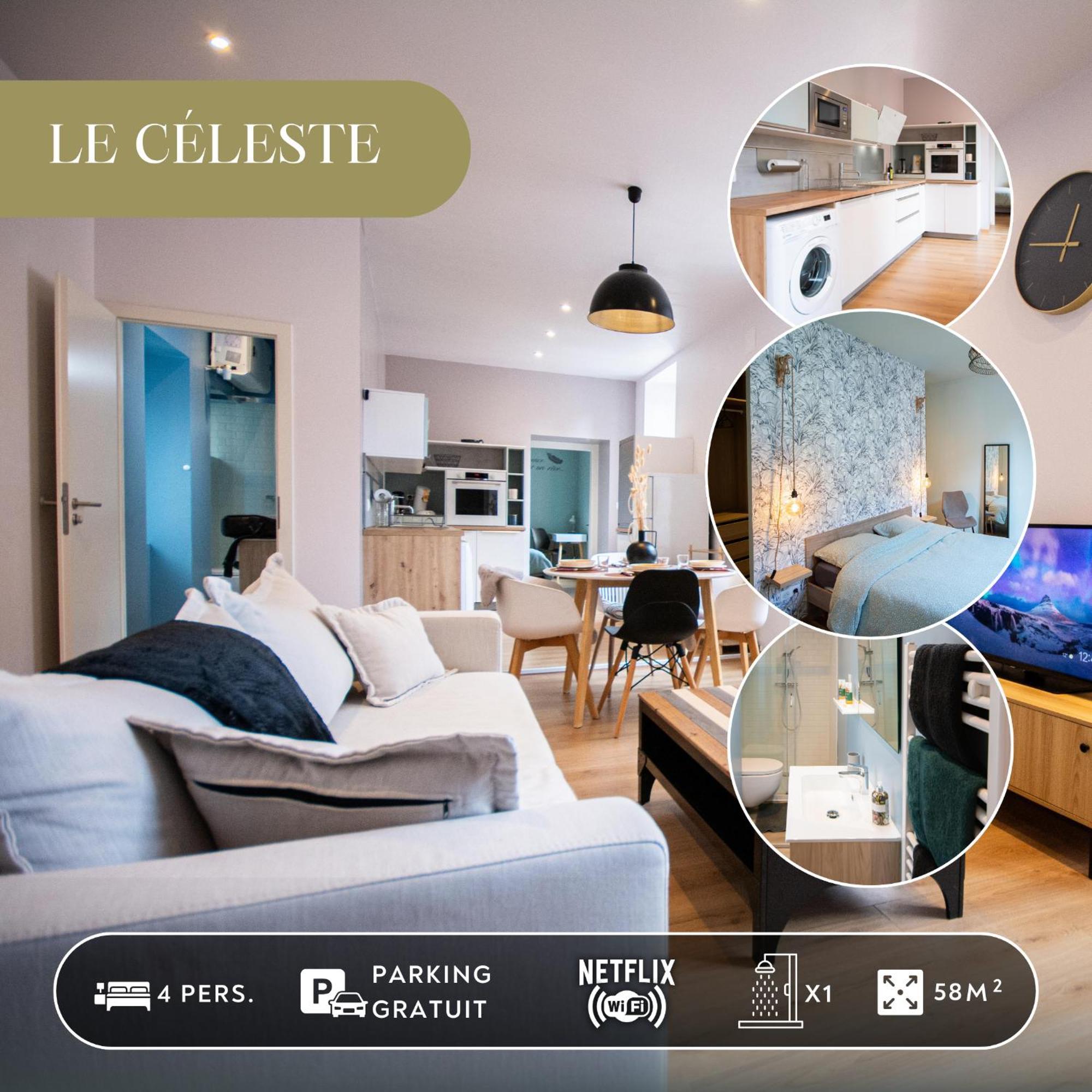 Le Celeste, Centre Historique, Wifi-Netflix Belfort Luaran gambar